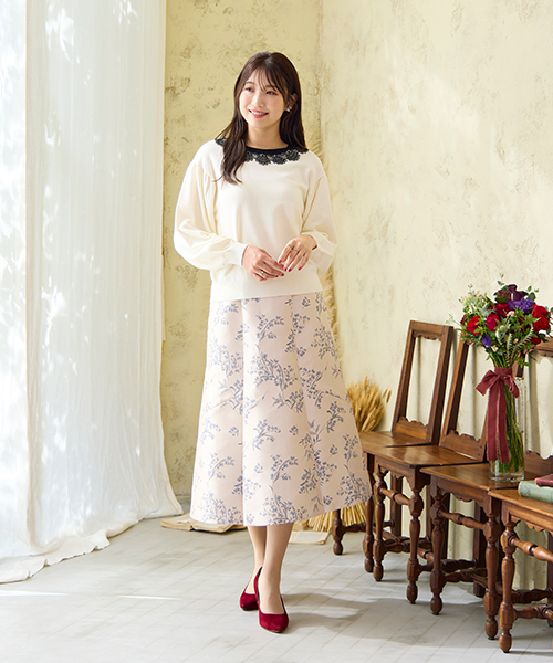 RoseTiara ワンピース 新品 42 春 ベージュ 大きいサイズ 花柄刺繍 楽天市場】吹き上げフラワー刺繍ワンピース／ローズティアラ