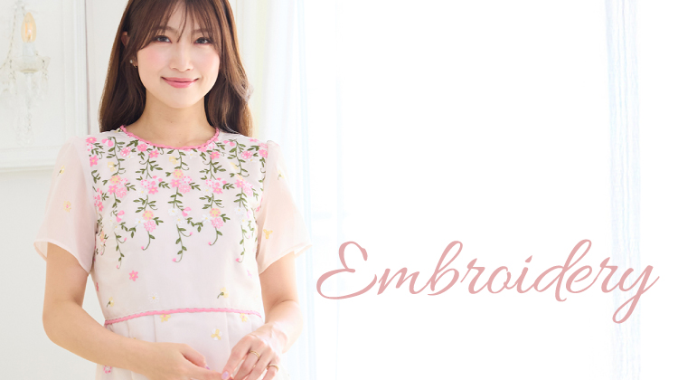 【新作】吹上刺繍ワンピース＆ニット